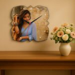 Petal Shape Personalized Photo Wall Clock