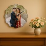 Ripple Edge Personalized Photo Wall Clock