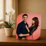 Rounded Corner Personalized Table Photo Frame