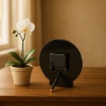 Tabletop Personalized Photo Clock – Round Base Design - Image 2