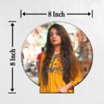 Round Base Personalized Table Photo Frame - Image 3