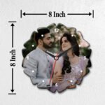 Classic Round Personalized Photo Wall Clock - Image 4