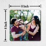 Classic Square Personalized Photo Wall Clock - Image 4