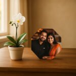 Octagon Shape Table Photo Frame