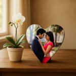 Heart Shape Table Photo Frame